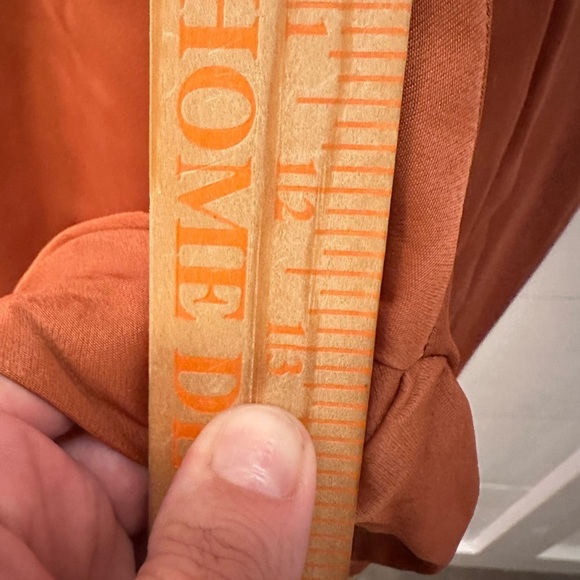 LBLC The Label Cathy woman rust satin elastic waist loose fit classic pant MED - Picture 9 of 14